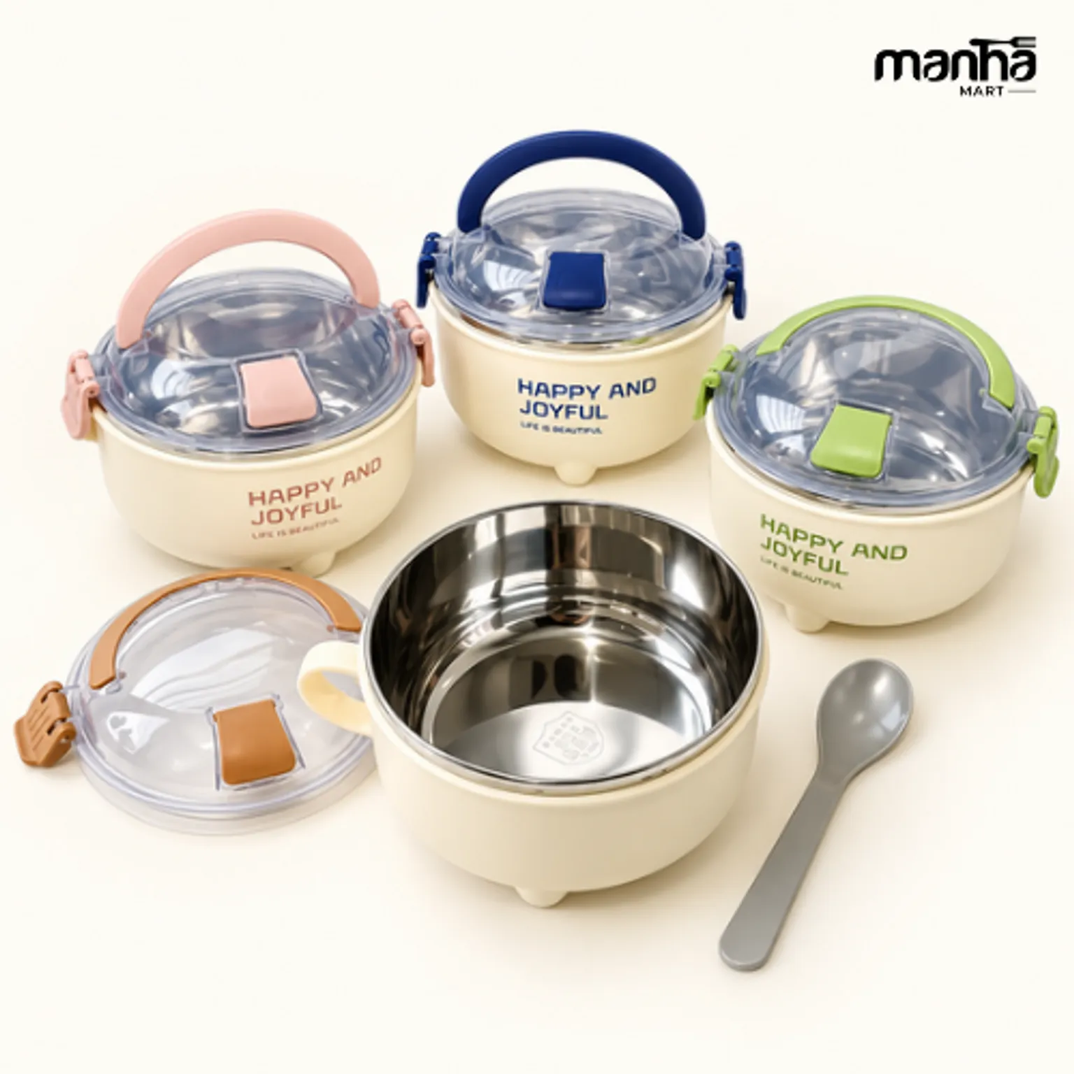 304 High-Grade Stainless Steel Thermal Tiffin Bowl