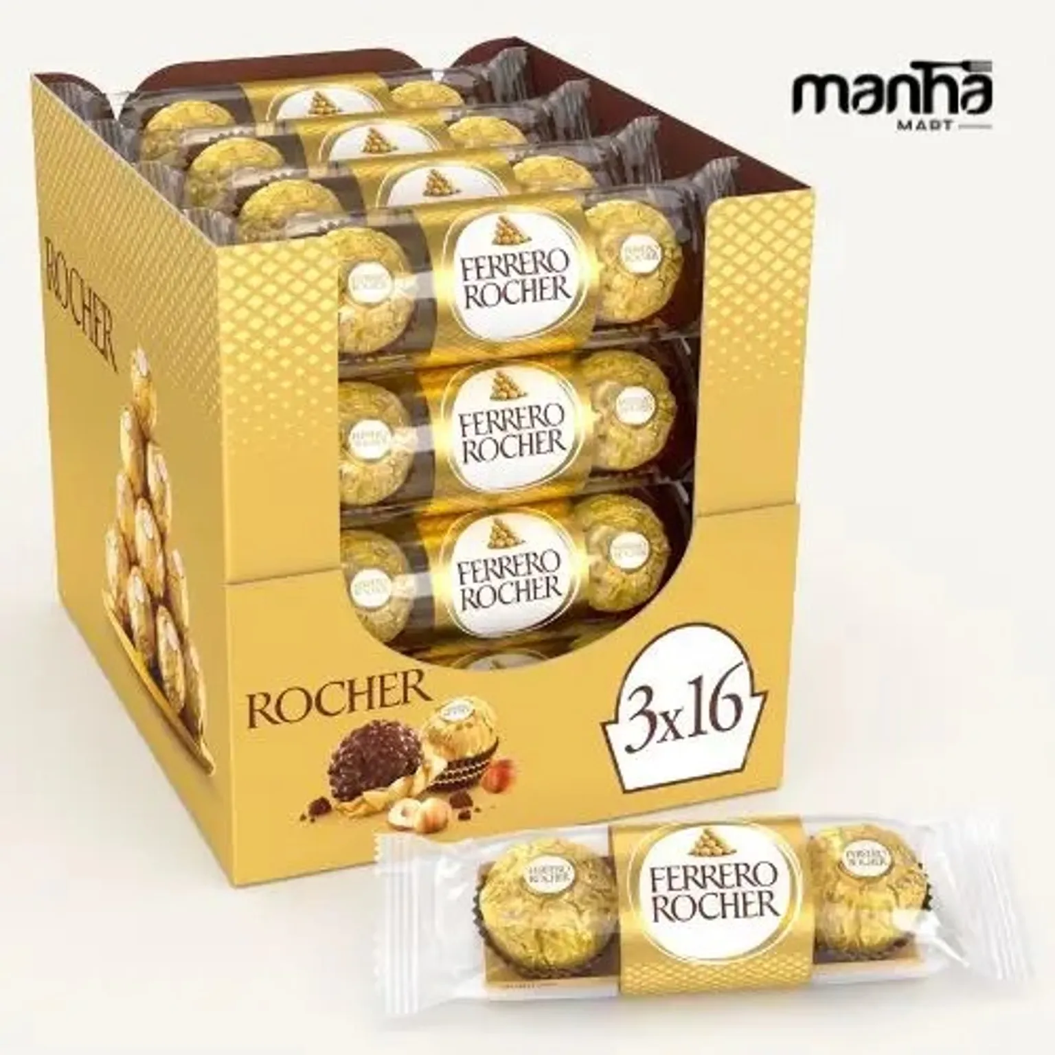 Ferrero Rocher Chocolate Tri-Pack 37.5g Buy Online