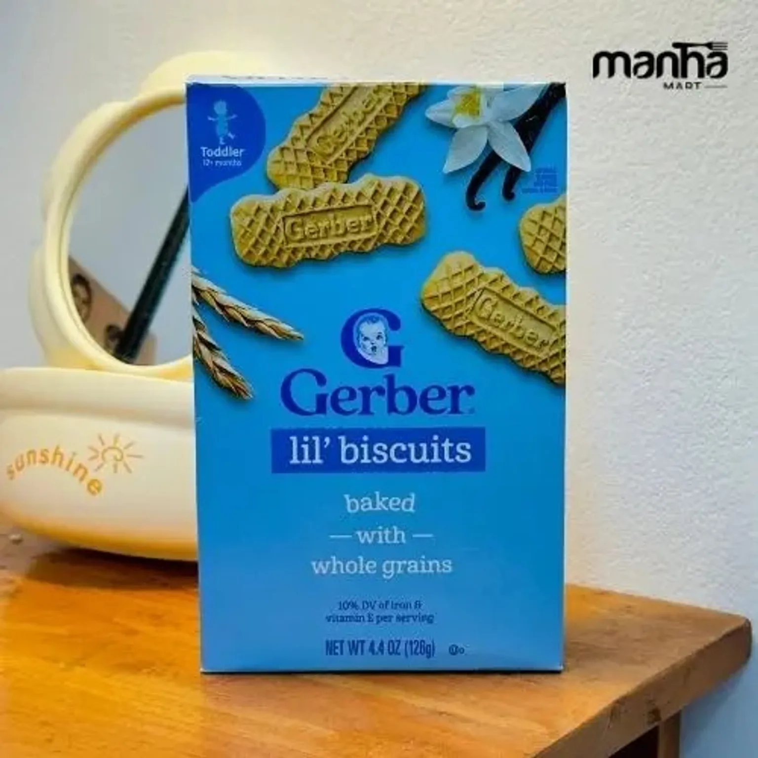 Gerber Lil' Biscuits Baked With Whole Grains 126 g