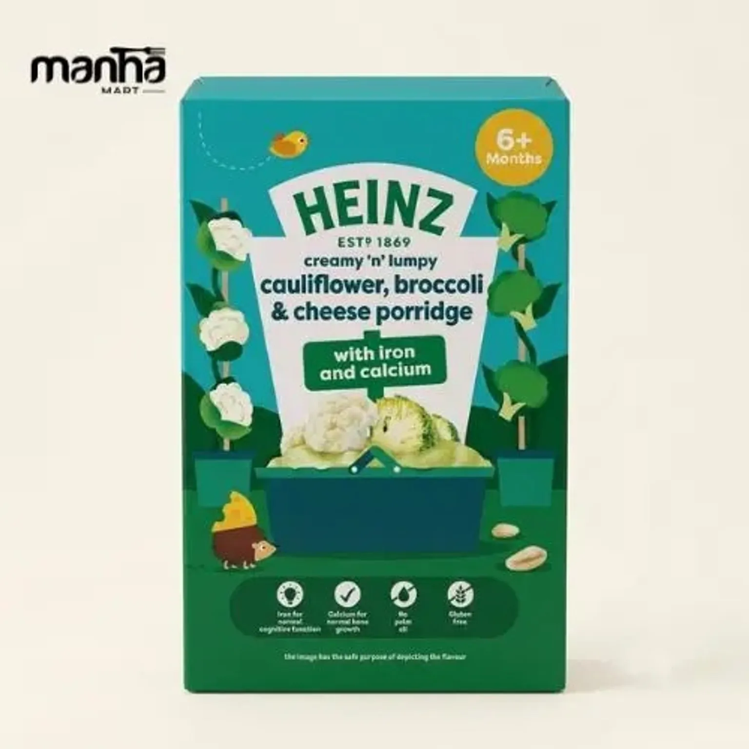 Box Heinz Cauliflower Broccoli & Cheese Porridge 6+ Months 125gm Buy Online in Bangladesh