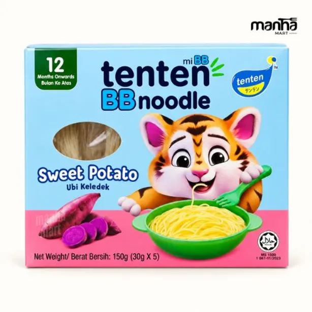 Tenten Baby Noodles (Sweet Potato) (1+ Years) 150g . Exp: 18-10-27