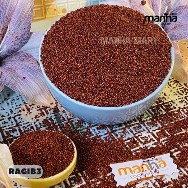 রাগিদানা - Premium Finger Millet Grains (Ragi) 500 gm