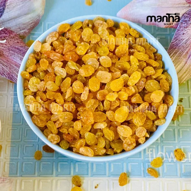 কিচমিচ - Premium Golden Raisins - 100% Natural Organic Kishmish