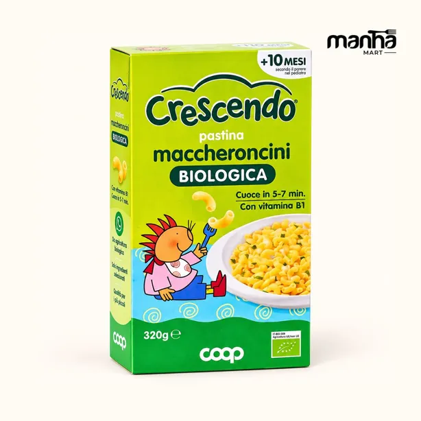 Patch Crescendo Mini Pasta Mini Fusilli 320g – Baby Pasta 10M+
