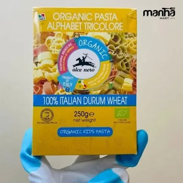 Alce Nero Organic Alphabet Tricolore Pasta For Kids