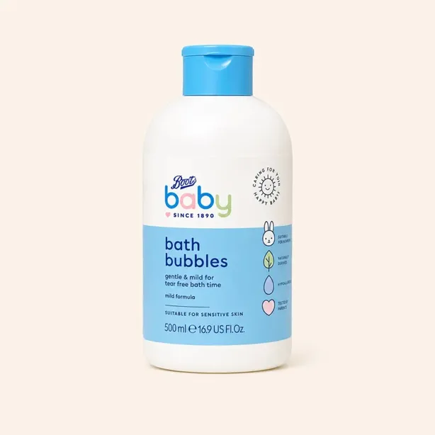 Boots Baby Bath Bubbles Mild Formula (UK) – 500ml