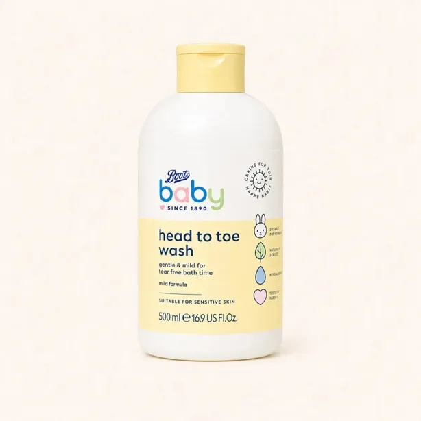 Boots Baby Head to Toe Wash – 500ml