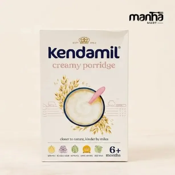 Kendamil Creamy Porridge 150g (6+ Months) – Nutritious Baby Cereal for Healthy Weaning