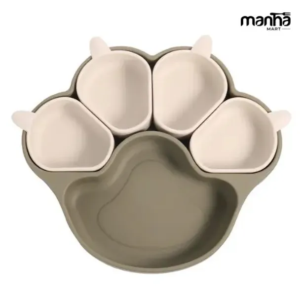 Kitty Silicone Food Plate