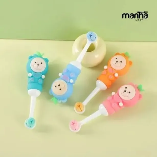 Cartoon Bear Baby Toothbrushes Made In China 0m+