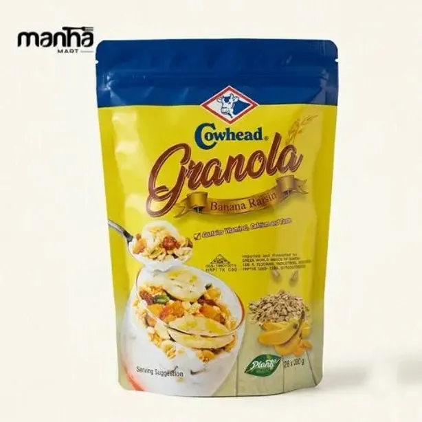 Cowhead Granola Banana Raisin 250g Buy Online