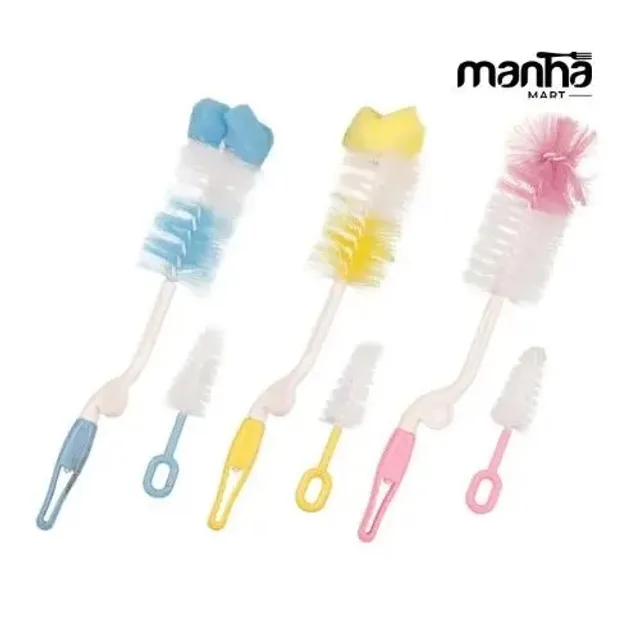 Plastic & Nylon Feeder Brush | Baby Bottle Cleaning Brush