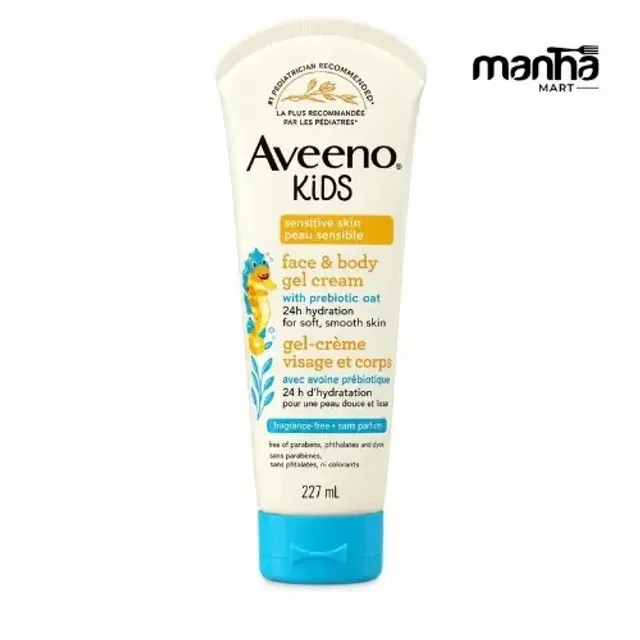 Aveeno Kids Sensitive Skin Face & Body Gel Cream (Canada)