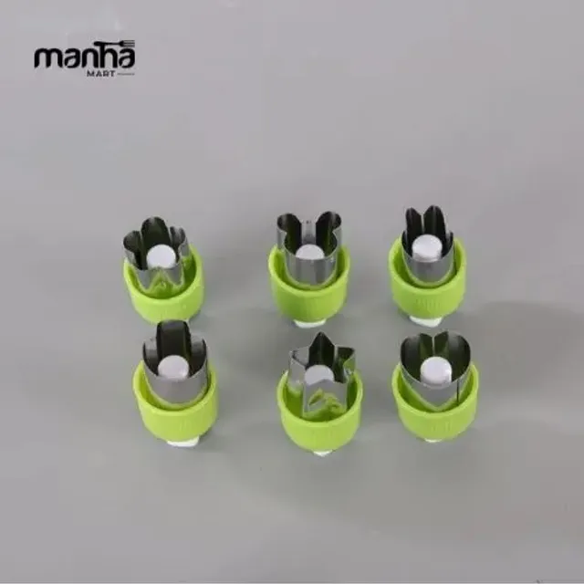 6-Piece Digital Vegetable & Fruit Cutter Set