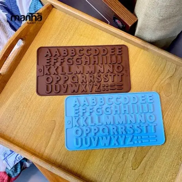 Silicone Alphabet Letter Mold – A-Z & Number Set