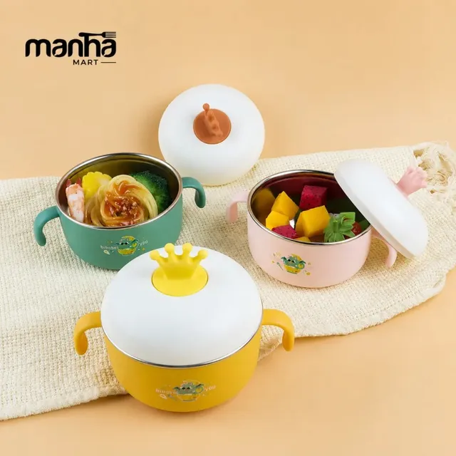 Insulated Baby Food Bowl 304 Stainless Steel