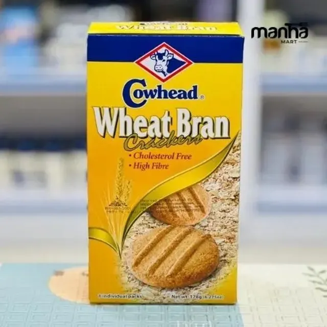 Cowhead Wheat Bran Crackers 178g Buy Online