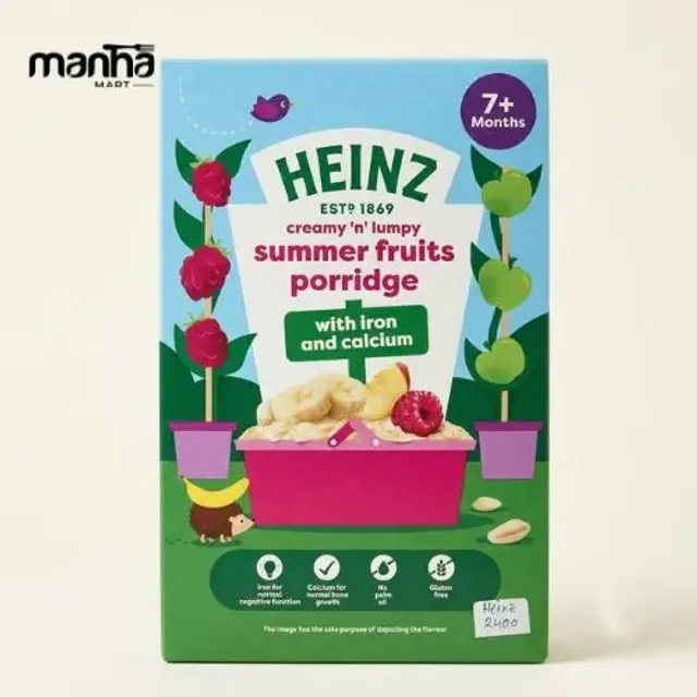 Box Heinz Summer Fruits Porridge 7+ Months 200gm